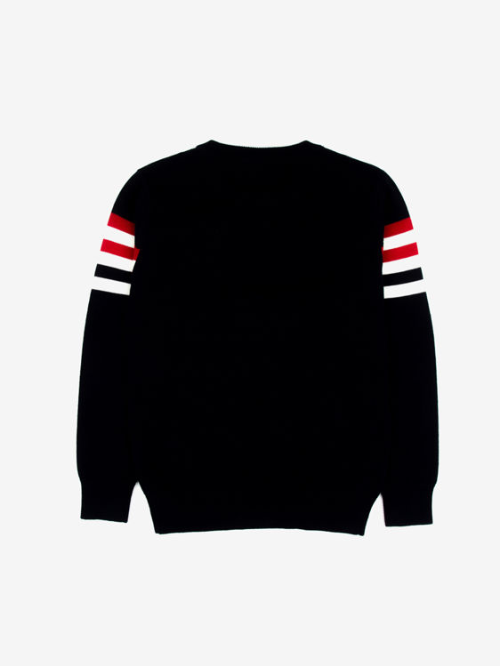 Picture of BJ004 BOYS SWEATSHIRT 100% HIGH QUALIY COTTON RED/NAVY